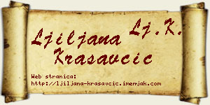 Ljiljana Krasavčić vizit kartica